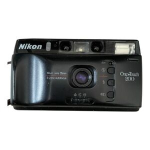 Nikon One-Touch 200 Black Compact Point-and-Shoot Camera
